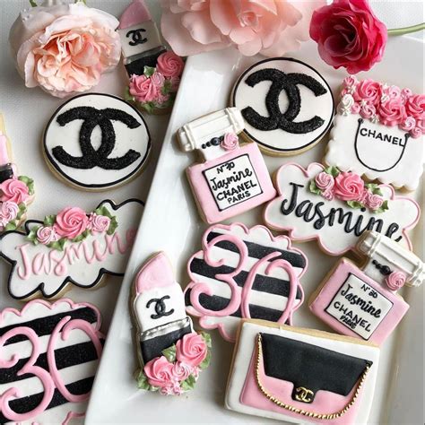 chanel themed cookies